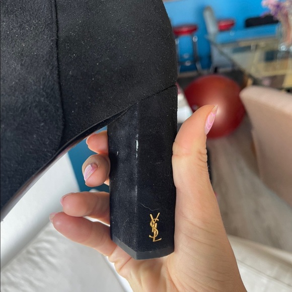 yves saint laurent suede boots - Picture 4 of 5